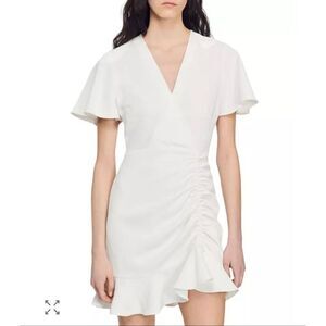 Sandro OP Albi V-Neck Dress